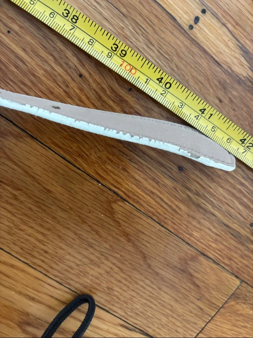 Guess White Leather Belt